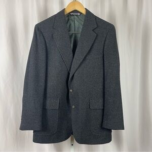 Vintage Benchley Ltd. Size 44 100% Wool 2 Button Blazer Sport Coat Office